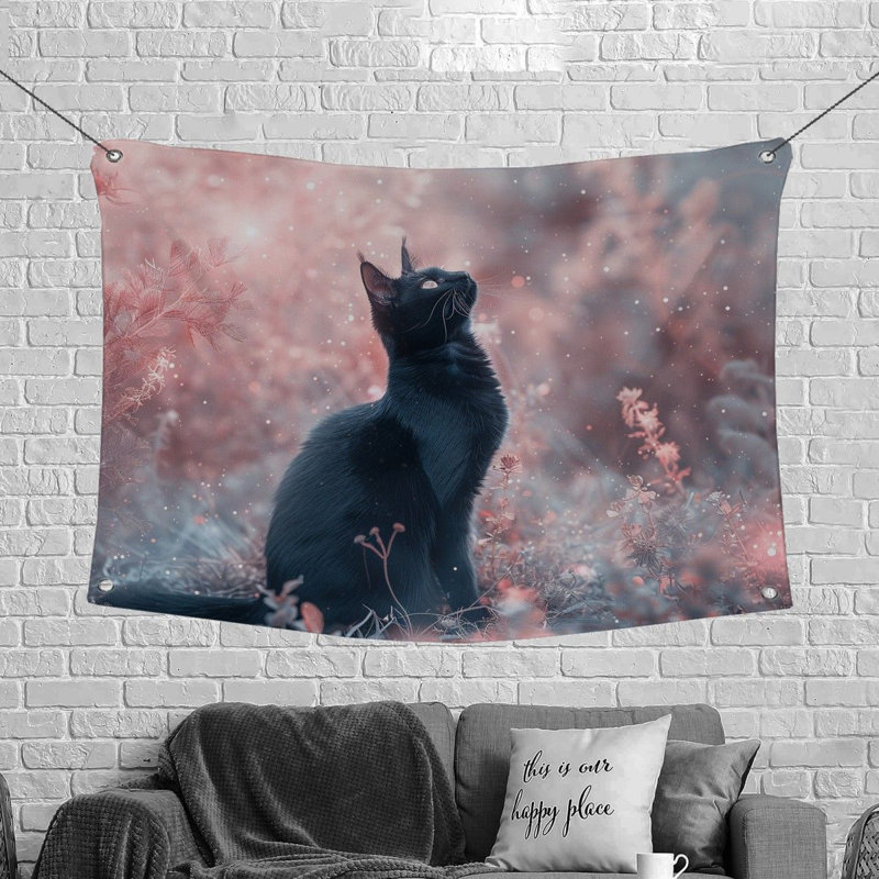 Microfiber Fabric Tapestry, 68" H x 80" W