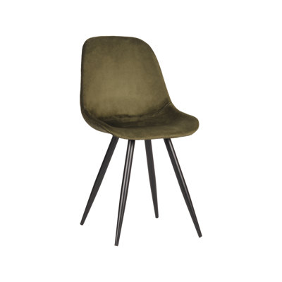 Dolezal 49cm H Velvet Upholstered Side Chair