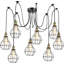 8 - Light Black Cluster Pendant