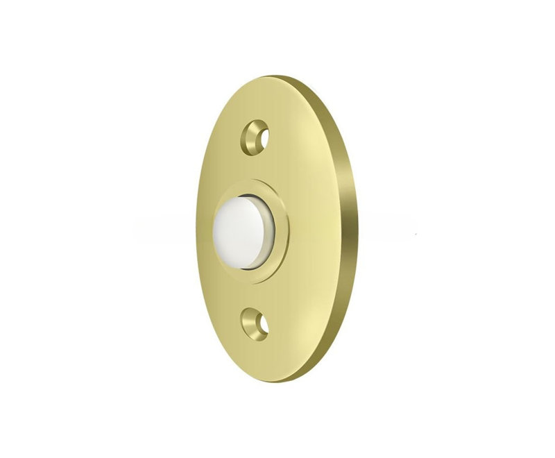 532519CD24554677A59B72C75137B54E Bell Button; Standard; Bright Brass Finish, Bright Brass