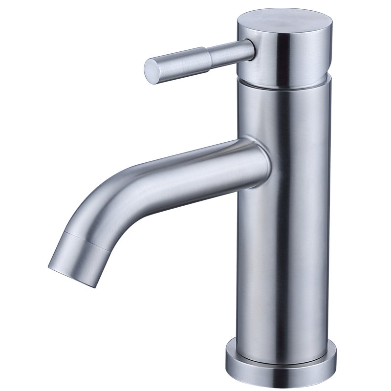 IBenso Single-Hole Single-handle Bathroom Faucet, Brushed Nickel
