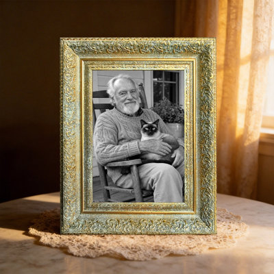 8" x 10" Antique Gold 3 PCS Photo Frame for Bedroom Shelf Styling Picture Frame