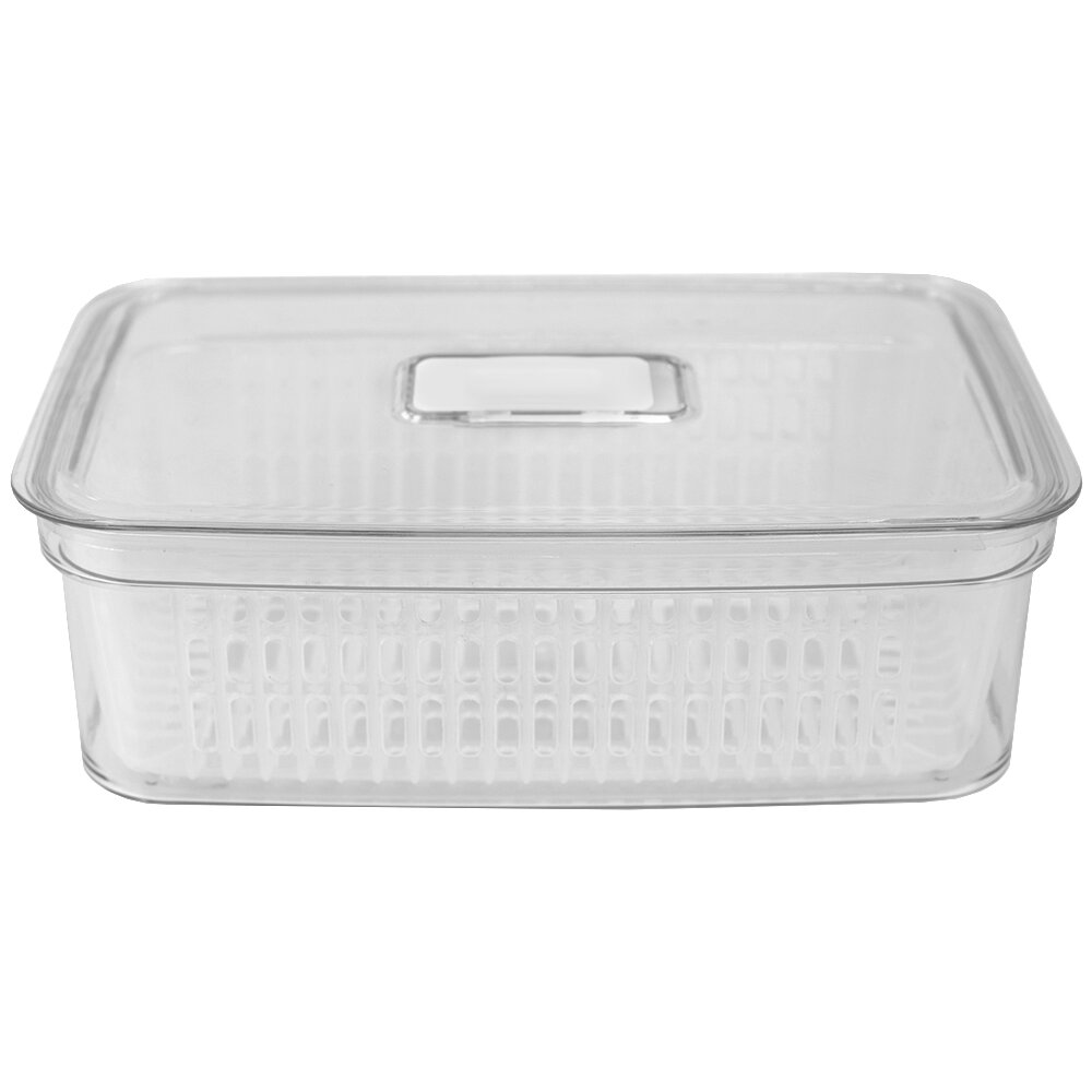 Prep & Savour Clear Plastic Storage Container With Removable