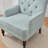 Arnice 29" W Button Tufted Upholstered Club Chair with Nailhead Trim (Set of 2)-1021575224