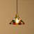  Modern  vintage stained glass light fixture-Mini Glass Pendant Light Fixture