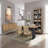 Metal Base Latte Sideboard