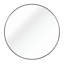 Miroir rond de salle de bain 16 pouces - Verre HD, cadre rouille, verre incassable protégé de 16 pouces de 4 mm pour la décoration, recouvert d'alliage de rouille-387747122