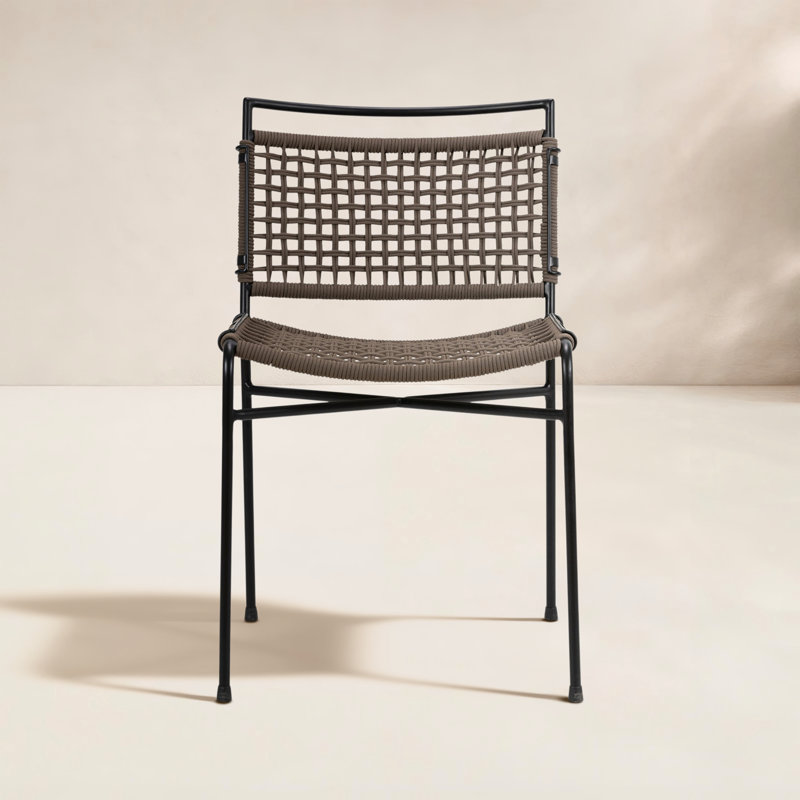Henn Outdoor Dining Side Chair, Earth