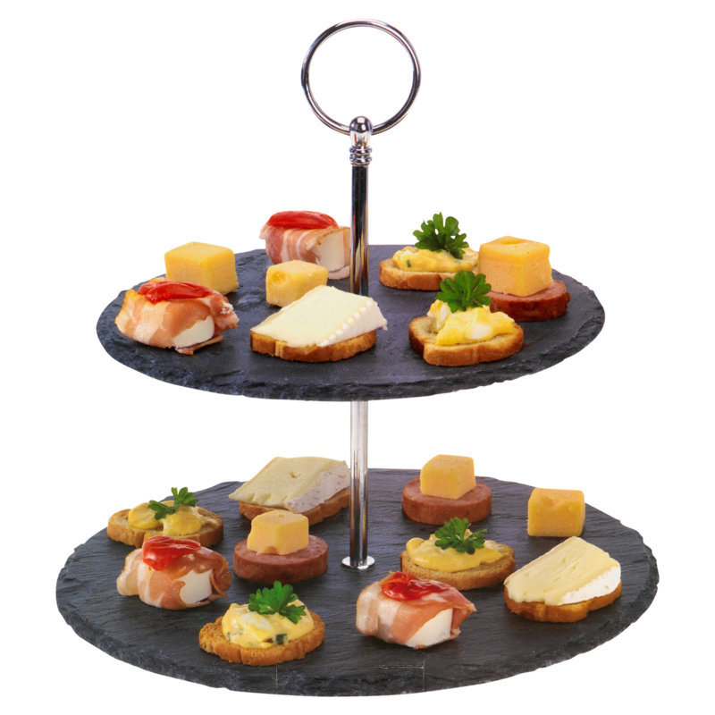 Stoneware Tiered Stand