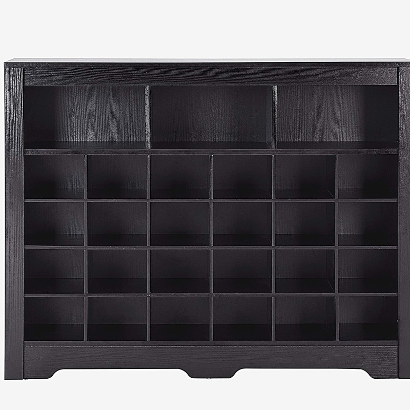 Console à chaussures, armoire à chaussures moderne avec base incurvée, buffet polyvalent pour couloir, chambre à coucher, salon