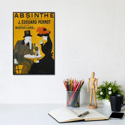 Absinthe, Pernot - Vintage by Vintage Apple Collection - Wrapped Canvas Print