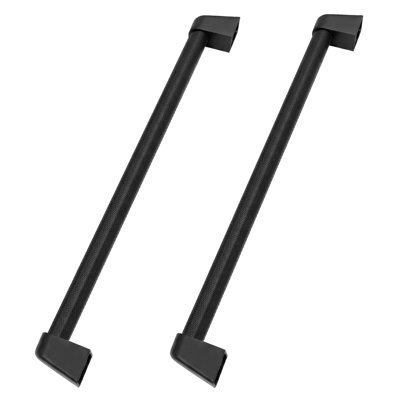 ZLINE Autograph Edition Touchstone Refrigerator Drawer Helix Handles (Set of 2) in Matte Black