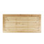 Table de patio en bois brun clair