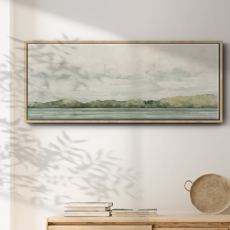 Riverside Views I - toile encadrée, H 12 po x l 30 po