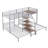 Metal Twin Over Twin & Twin Bunk Bed-1715767248