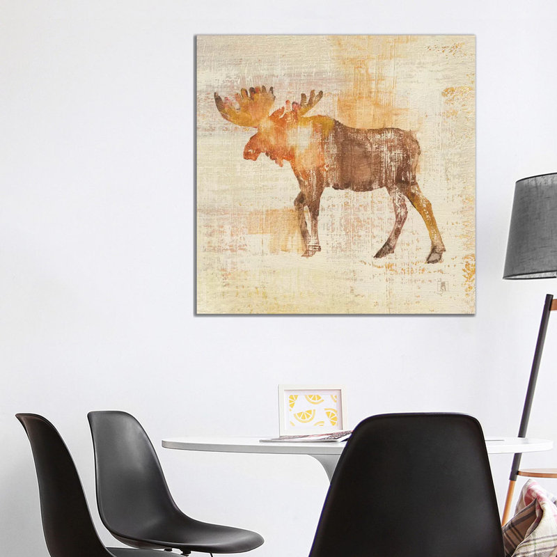 Moose Study by Studio Mousseau - Wrapped Canvas Print, 93.98 cm H x 93.98 cm W x 1.91 cm D