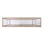 Console étroite, dorée avec miroir-831331451