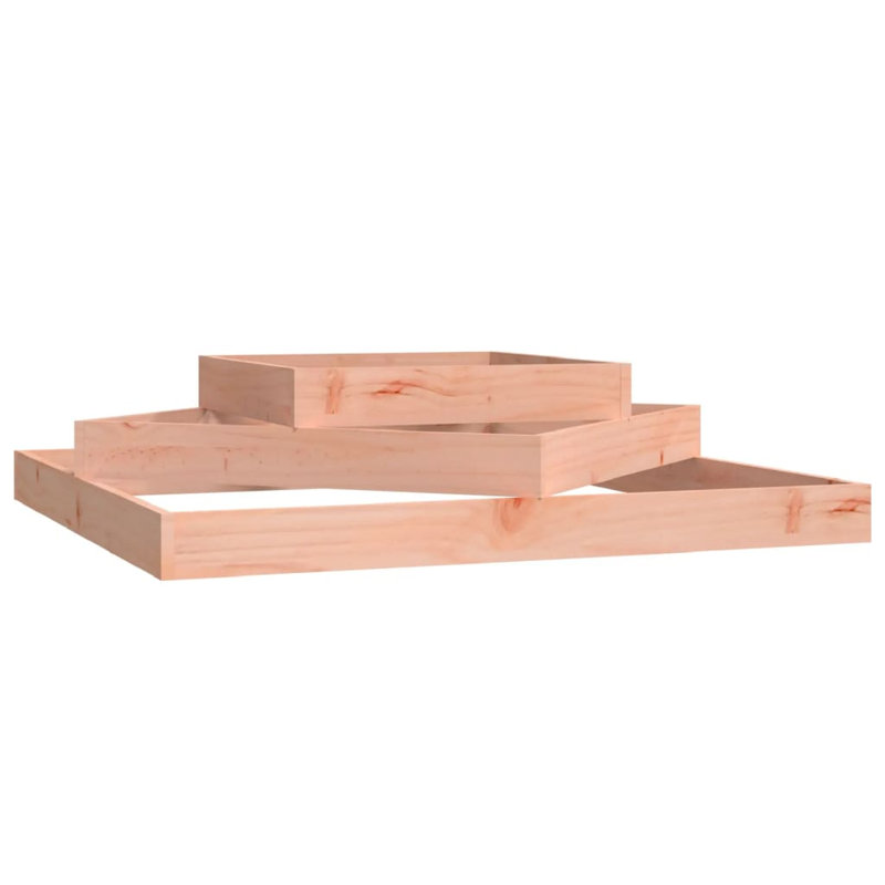 Antowan Self-Watering Wood Raised Garden Bed, Natural, 27cm H x 112cm W x 112cm D