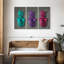 «Three Trendy Pineapples», reproduction sur toile-92760956