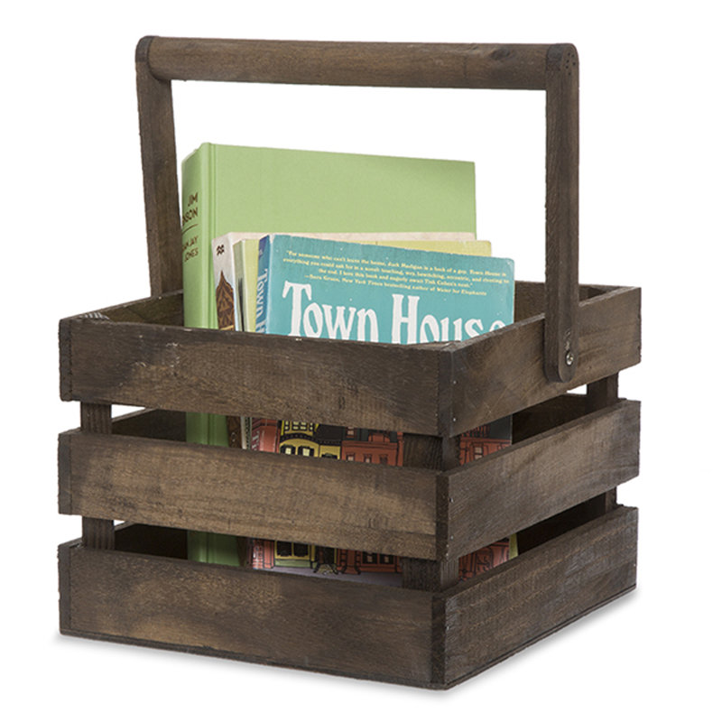 Caisse en bois, Brun