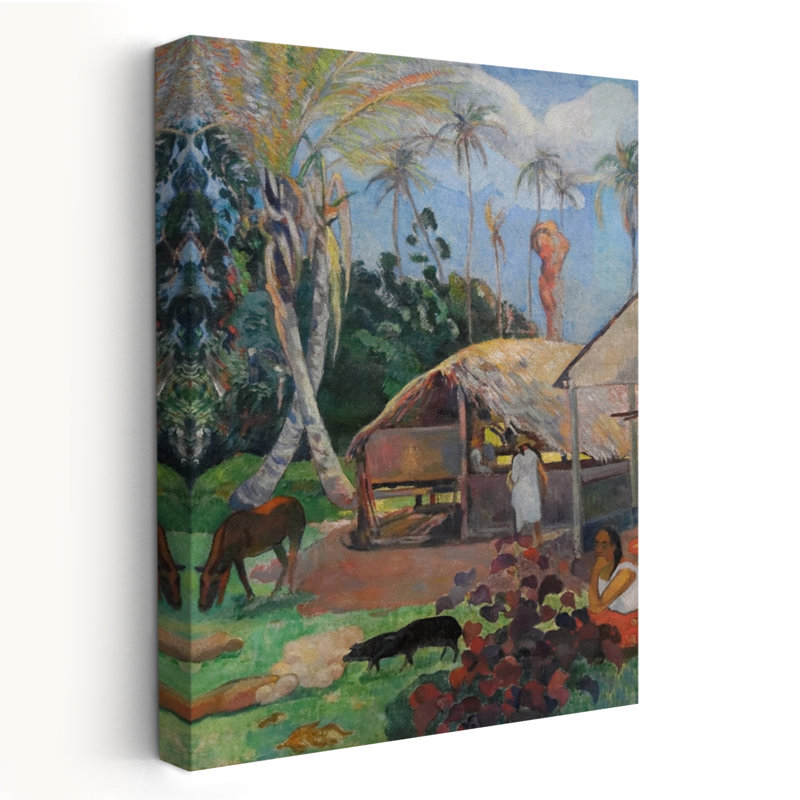 The Black Pigs - Paysages, musée d'art figuratif post-impressionniste, H 48 po x l 32 po