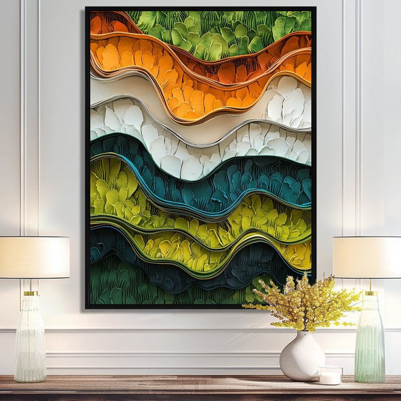 Ofori Biomorphism Earth Ephemeral Pathway III - Lyrical Abstraction, art mural, H 40 po x l 30 po, Noir
