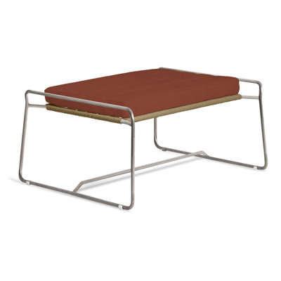 Repose-pieds d'extérieur avec coussin Sandur