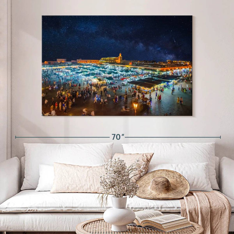 Nicci, Marrakech, Maroc, horizon, H 34 po x l 51 po