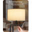 Lampe de table sur pied 61,6 po à intensité variable