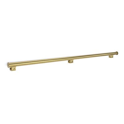 4' Ladder Rail Kit for Removable Ladder (Includes: Rail, Brackets, Rail End caps)