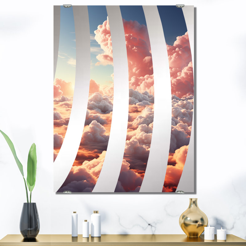 Décoration murale Ishida - Miroir ciel MIR140919, 40 po x 30 po