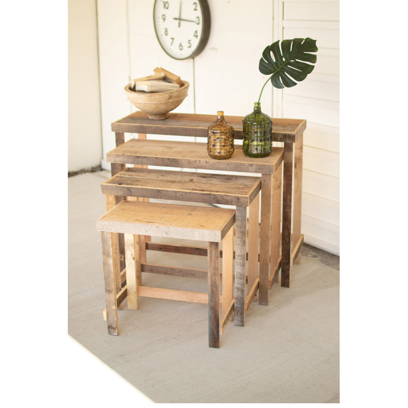 Ensemble de tables basses 4 pièces Fabrizzio