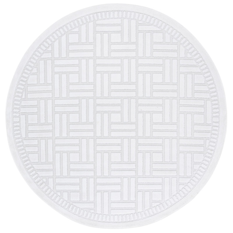 Bundhu Performance Geometric Rug, Square 6'7"