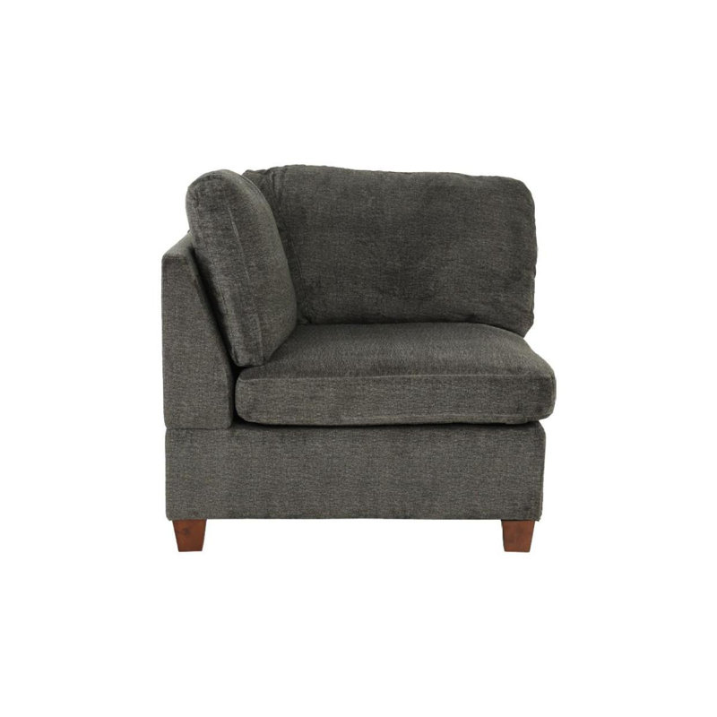 Canapé de coin moderne modulaire 1pc, Gris
