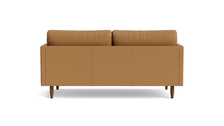 Skinny Fat Leather Sofa (95"), Leather - Butterscotch