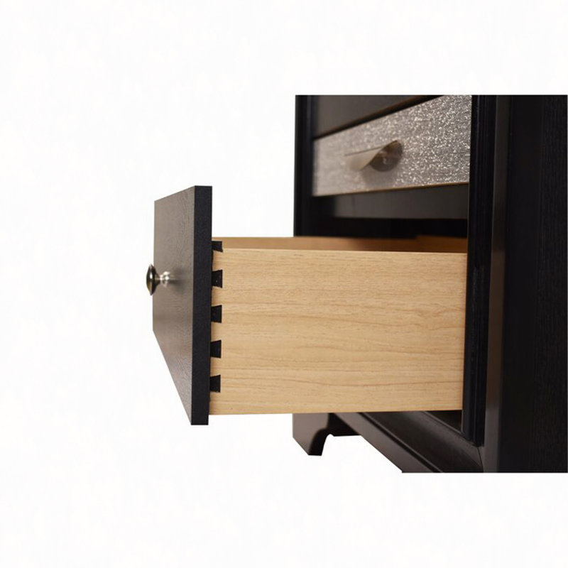 Table de chevet 2 tiroirs en bois