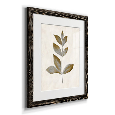 " Bronze Leaf I " Painting Print