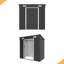 Abri de jardin métallique 6 x 4 pi, bâtiment de rangement extérieur avec porte coulissante, aérations et seuil, abri en acier galvanisé