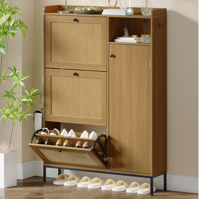 28 Pair Shoe Storage Cabinet