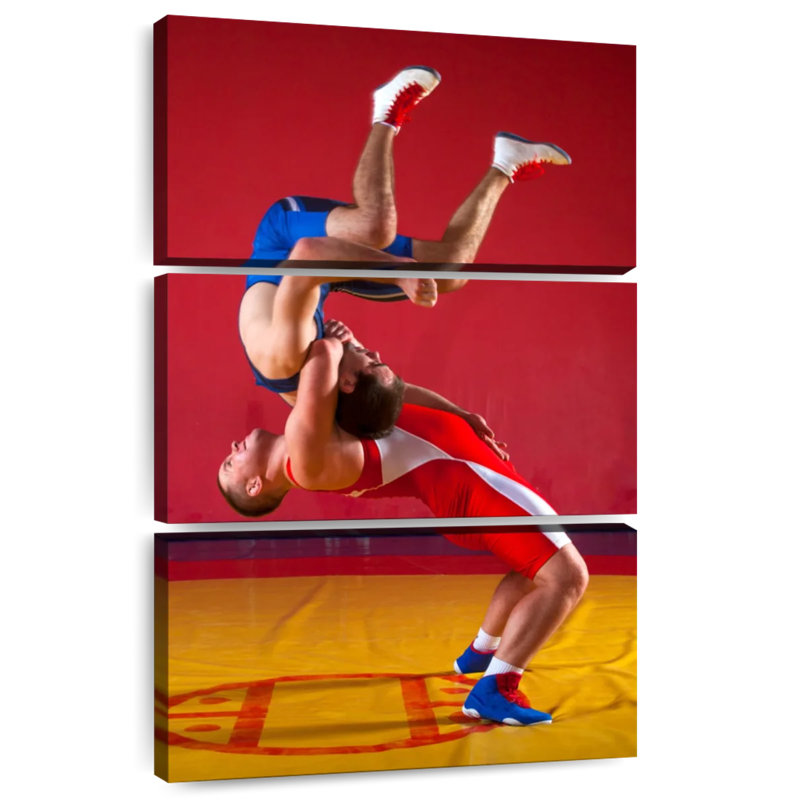 Sireci Suplex In Wrestling, 50" H x 32" W
