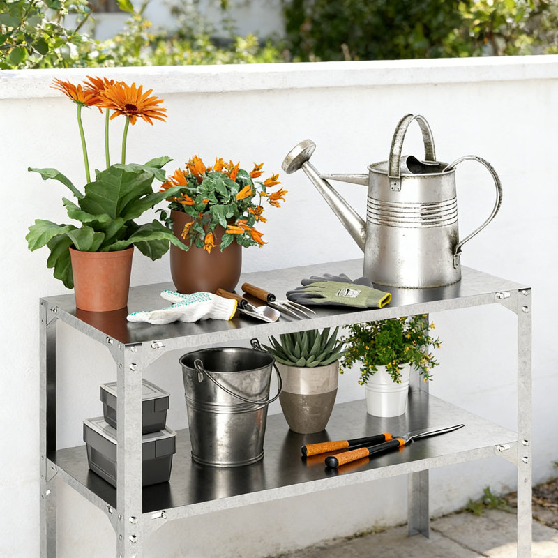 Galvanised Steel Potting Bench