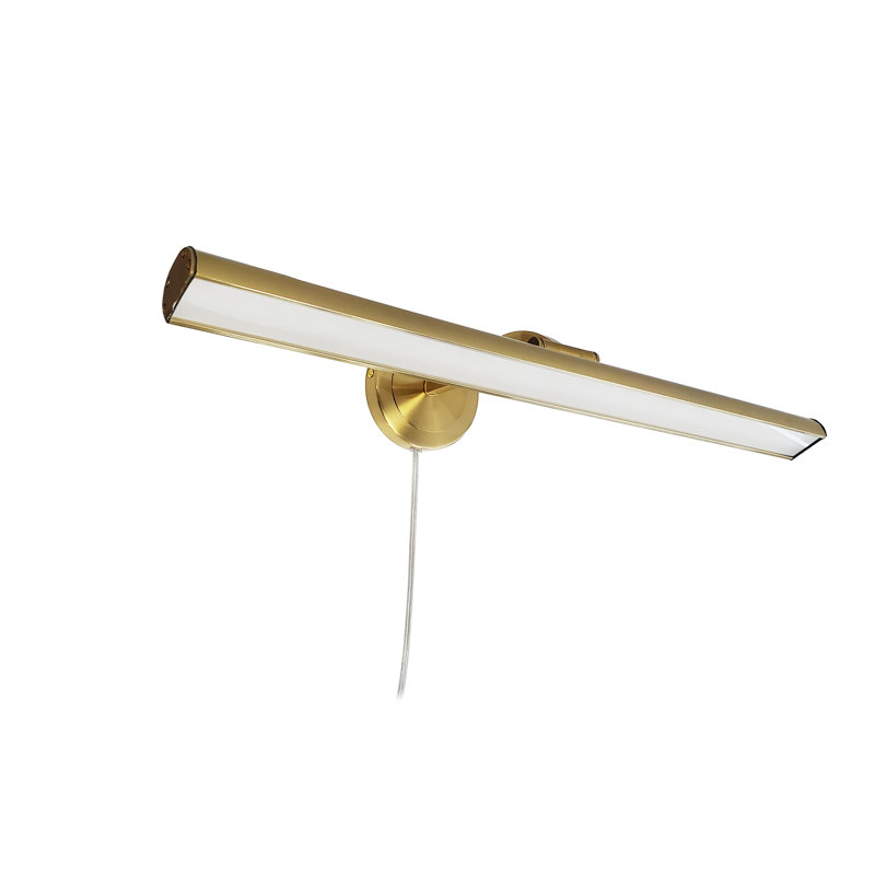 Lampe pour tableau Reina, Laiton vieilli, H 2,75 po x l 24 po x P 9 po