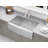 Asheboro 36 " L Single Bowl Stainless Steel Kitchen Sink
