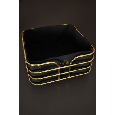 East Urban Home Metal Bread Basket