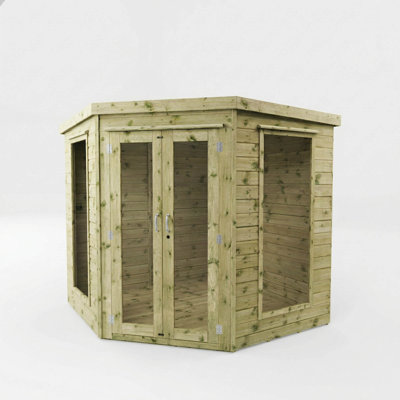 Mercia 7 x 7ft Premium Corner Summerhouse