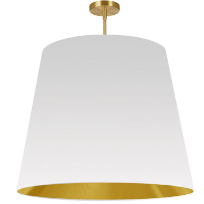 Luminaire suspendu cylindrique surdimensionné cylindrique 1 lumière