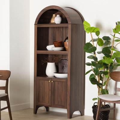 Armoire en bois avec dessus en arche Baxton Studio Hayes