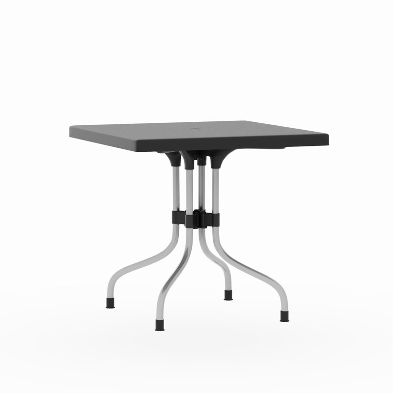 Table de salle à manger Ashvath, Noir