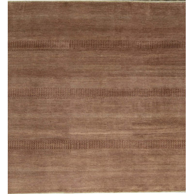 Striped Area Rug in Brown
