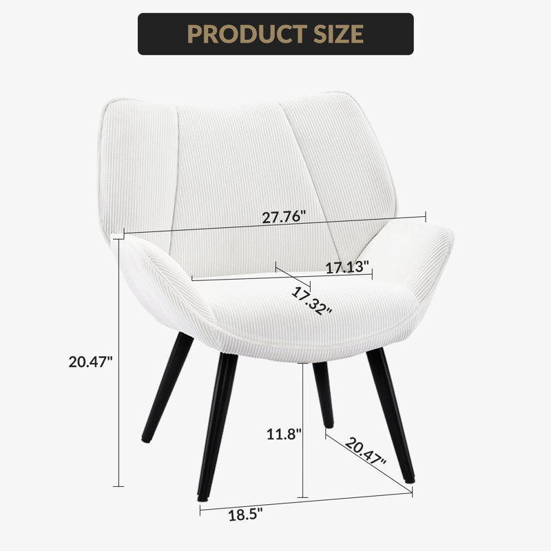 Side Chair, White, White